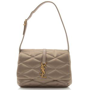 Saint Laurent YSL Monogram LE 57 Matelasse Quilted Satin Shoulder Flap Bag